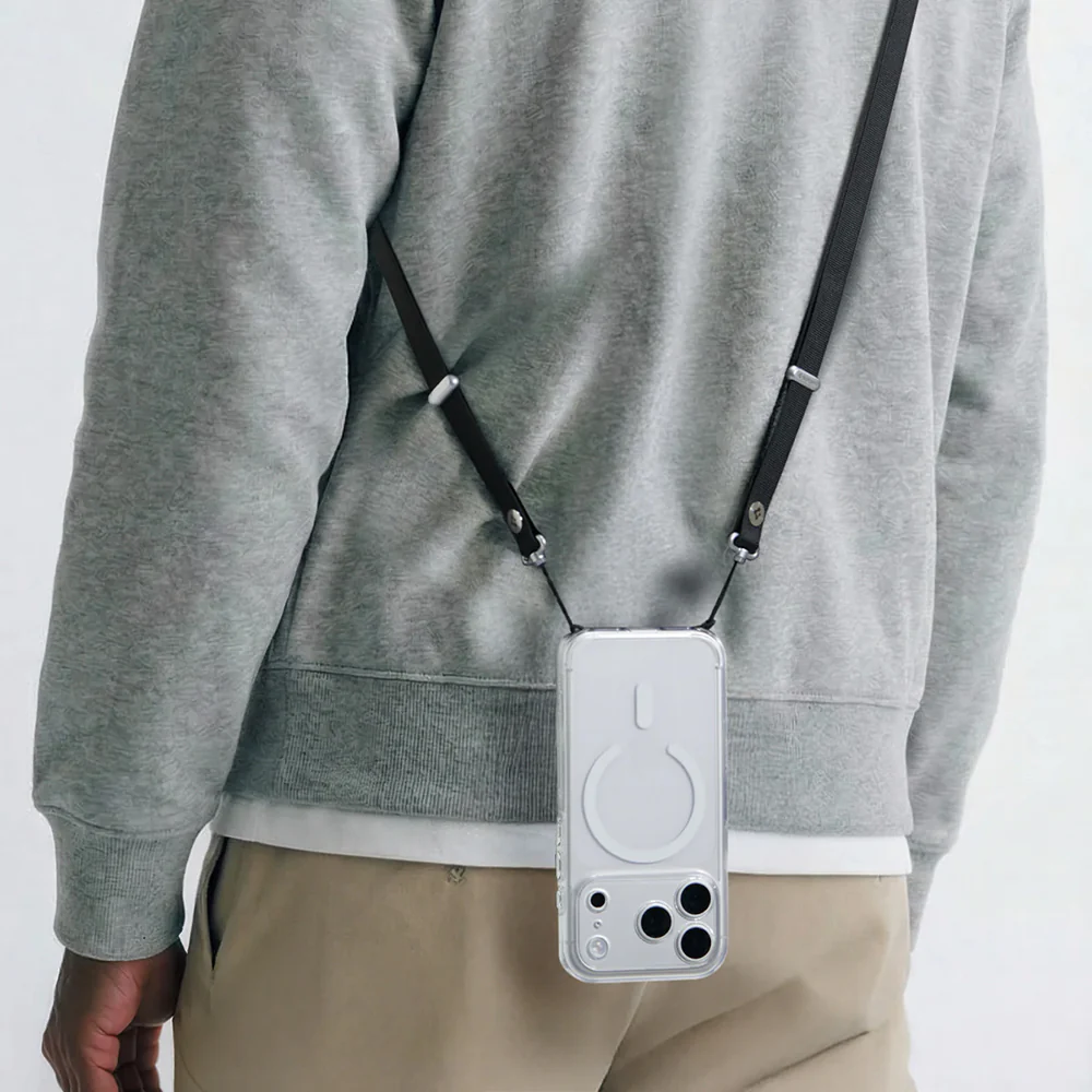 Umhängeband für Smartphone und Kamera, Spigen Lanyard Strap DA30L, Schwarz - Image 10
