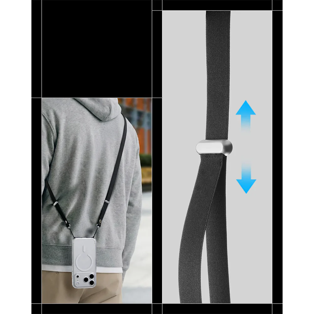 Umhängeband für Smartphone und Kamera, Spigen Lanyard Strap DA30L, Schwarz - Image 16