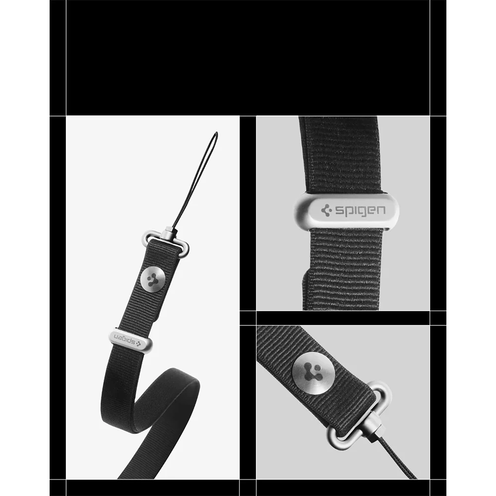 Umhängeband für Smartphone und Kamera, Spigen Lanyard Strap DA30L, Schwarz - Image 17
