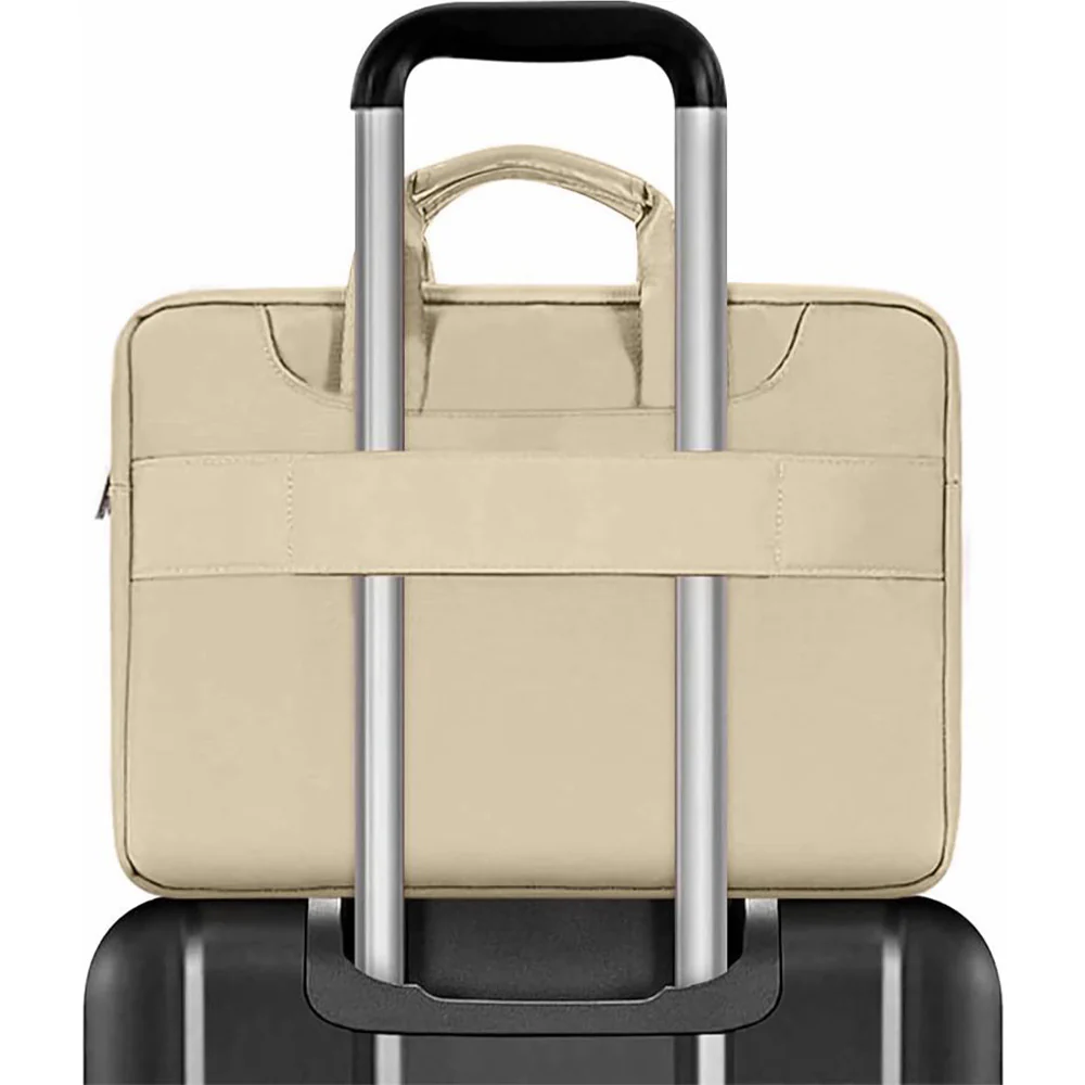 Umhängetasche für 15-16“ Laptop, Tech-Protect Pocket Bag, Beige - Image 4