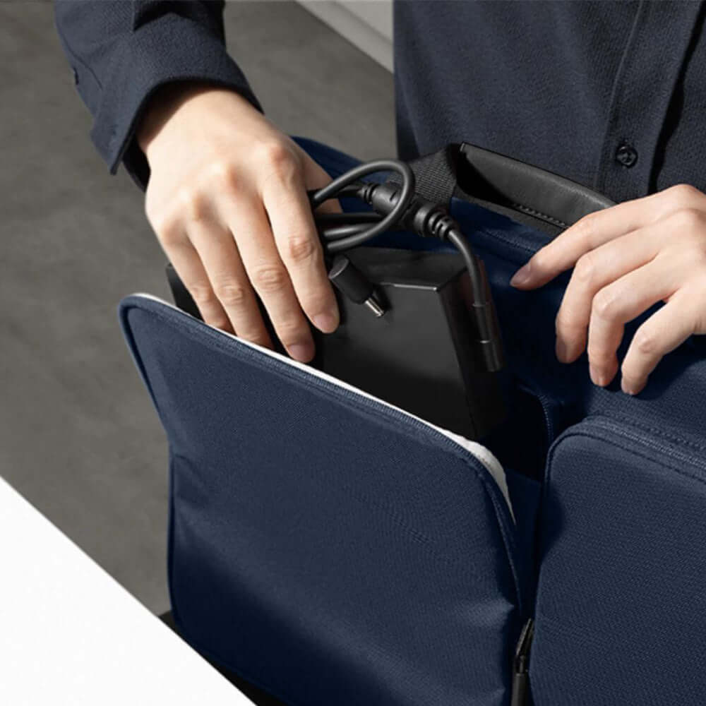 Umhängetasche für 17“ Laptop, Tech-Protect Defender Bag, Dunkelblau - Image 10