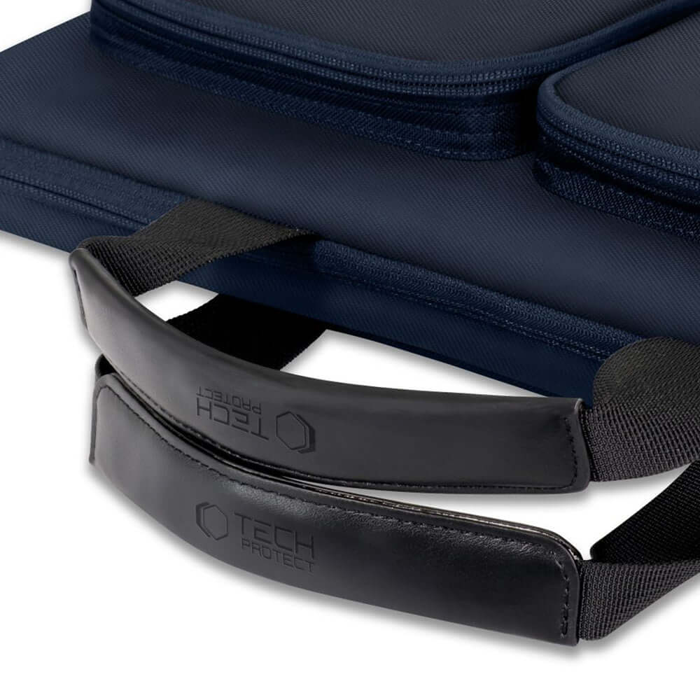 Umhängetasche für 17“ Laptop, Tech-Protect Defender Bag, Dunkelblau - Image 7