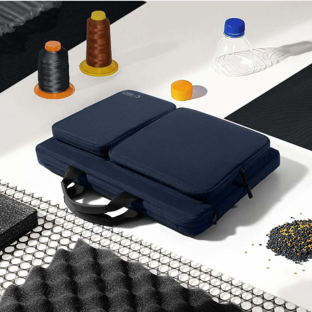 Umhängetasche für 17“ Laptop, Tech-Protect Defender Bag, Dunkelblau - Image 8