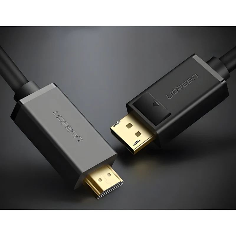 Unidirektionales Kabel DisplayPort zu HDMI, 4K, UHD, 1,5 m, Ugreen DP101, Schwarz - Image 10
