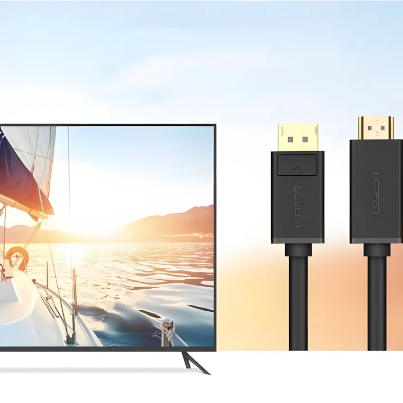 Unidirektionales Kabel DisplayPort zu HDMI, 4K, UHD, 1,5 m, Ugreen DP101, Schwarz - Image 11