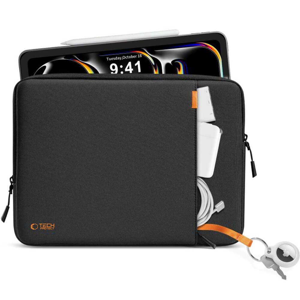 Universal Laptoptasche bis zu 11"-13", Tech-Protect Defender, Schwarz - Image 6