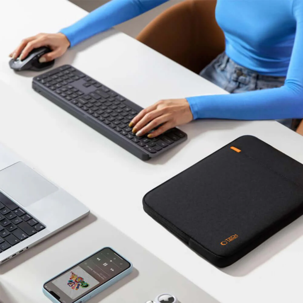 Universal Laptoptasche bis zu 11"-13", Tech-Protect Defender, Schwarz - Image 8