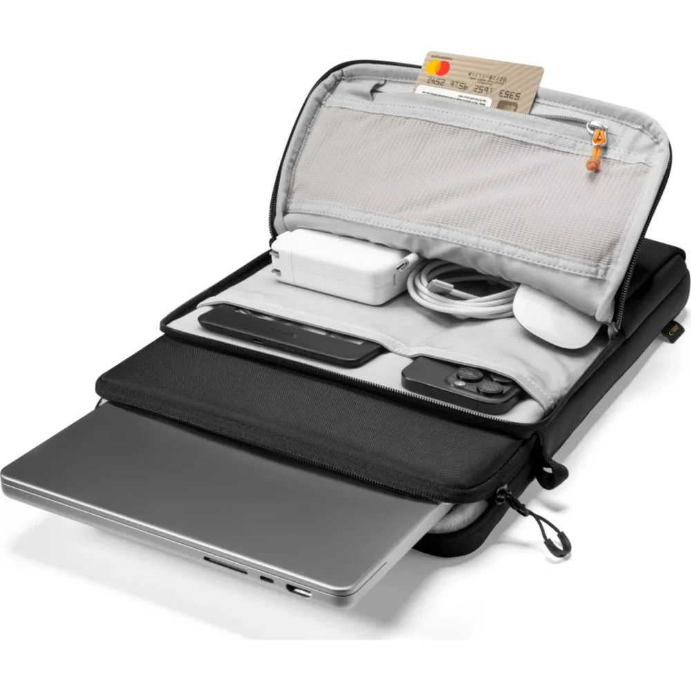 Universal Laptoptasche bis zu 13"-14", Tech-Protect Defender VR, Schwarz - Image 5