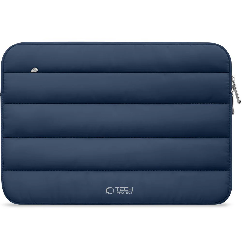 Universal Laptoptasche bis zu 13-14", Tech-Protect Fluffy, Dunkelblau - Image 2