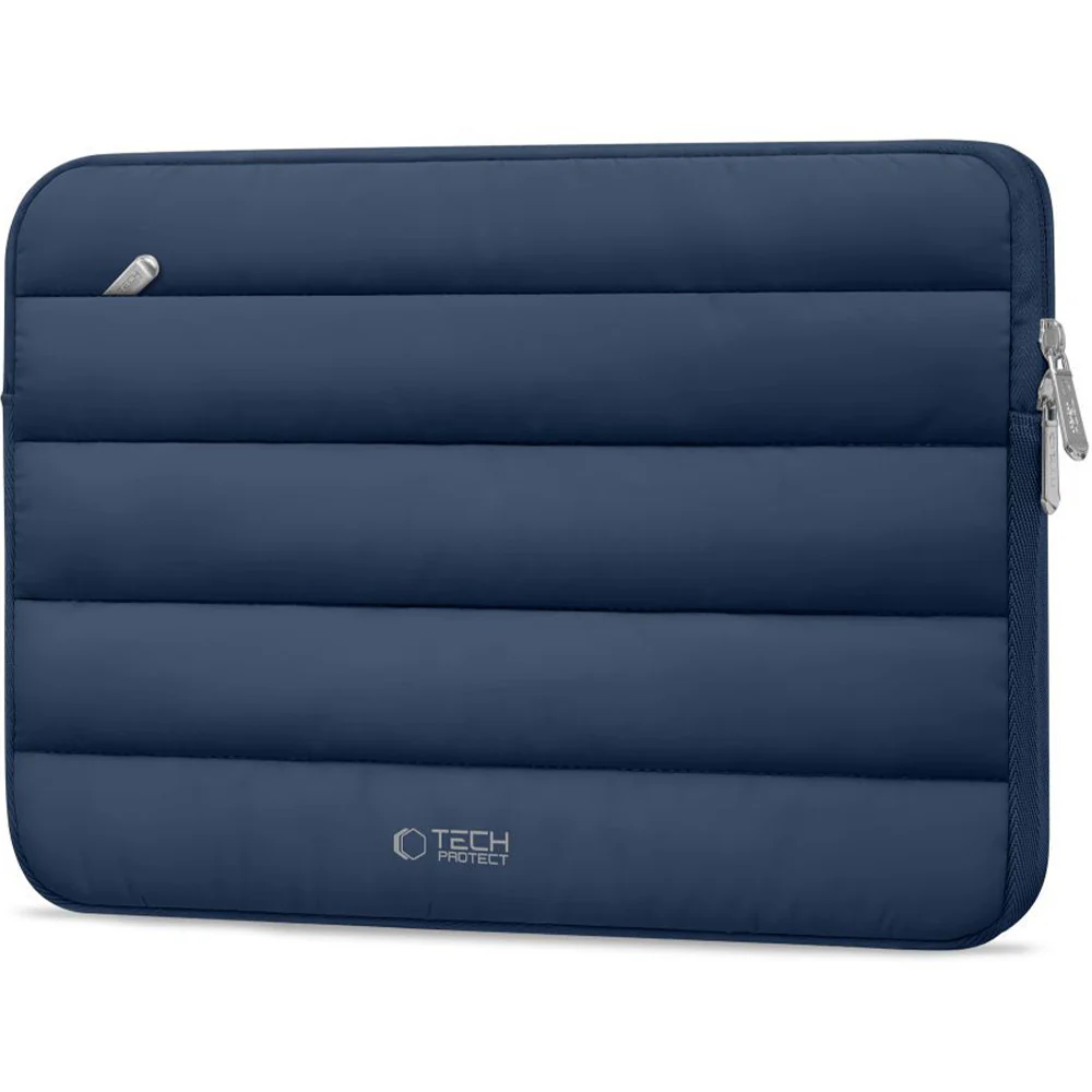 Universal Laptoptasche bis zu 13-14", Tech-Protect Fluffy, Dunkelblau - Image 3