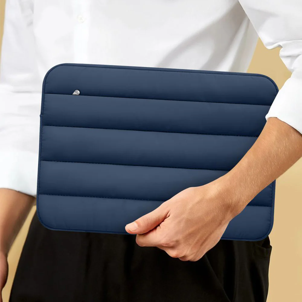 Universal Laptoptasche bis zu 13-14", Tech-Protect Fluffy, Dunkelblau - Image 9