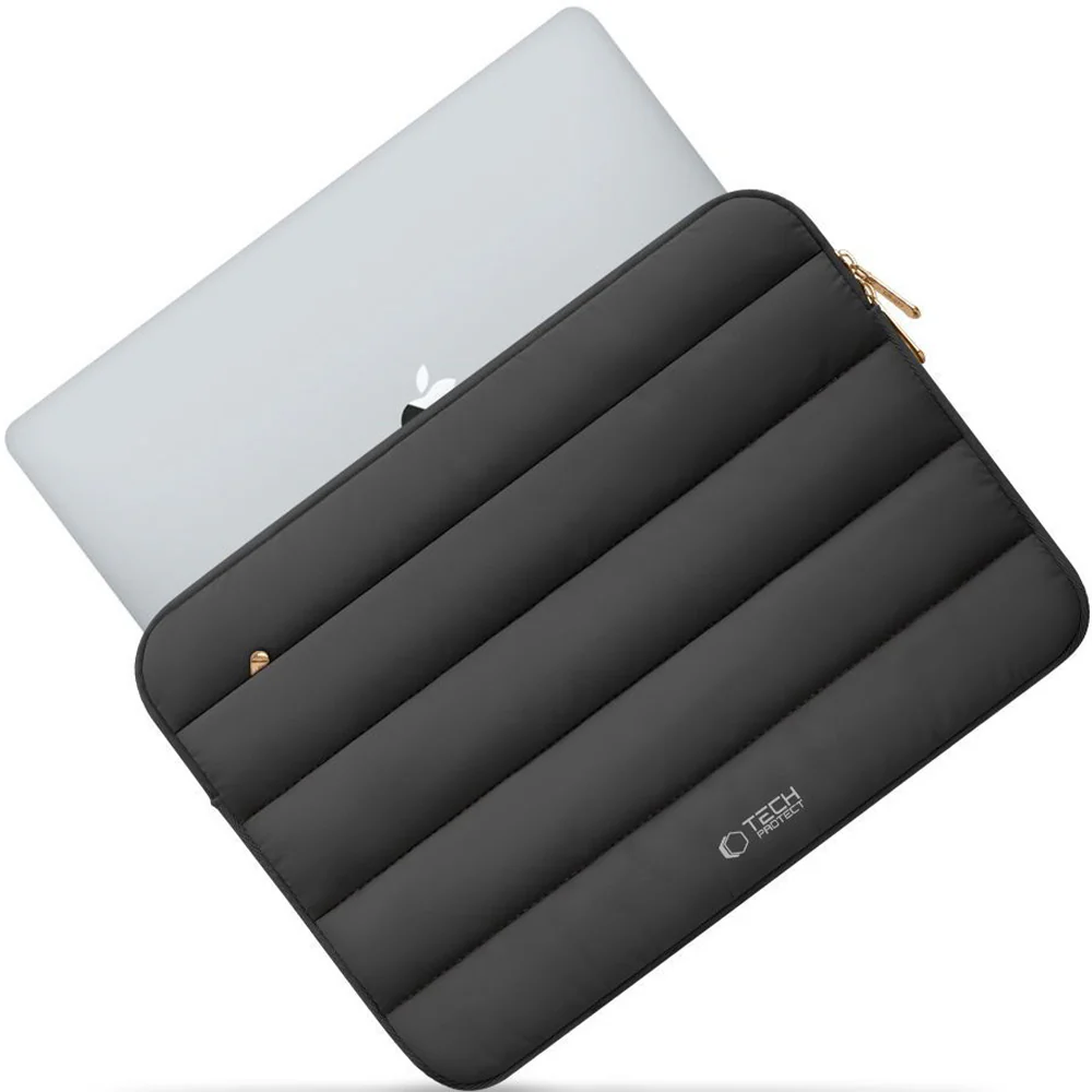 Universal Laptoptasche bis zu 13-14", Tech-Protect Fluffy, Schwarz - Image 6