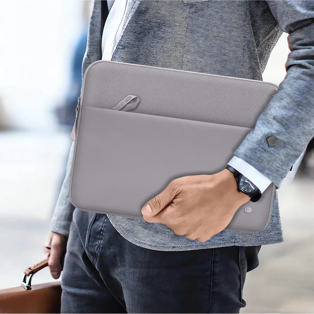 Universal Laptoptasche bis zu 13"-14", Tech-Protect Sleeve, Grau - Image 14