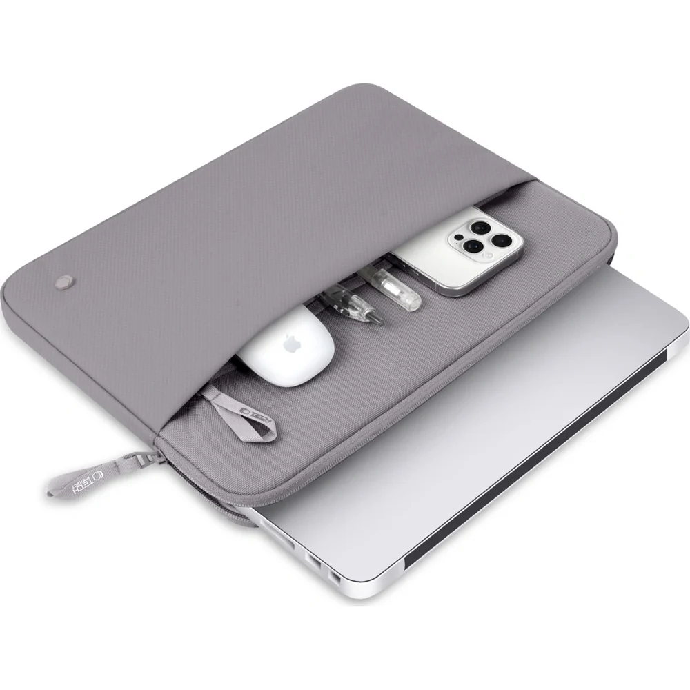 Universal Laptoptasche bis zu 13"-14", Tech-Protect Sleeve, Grau - Image 5