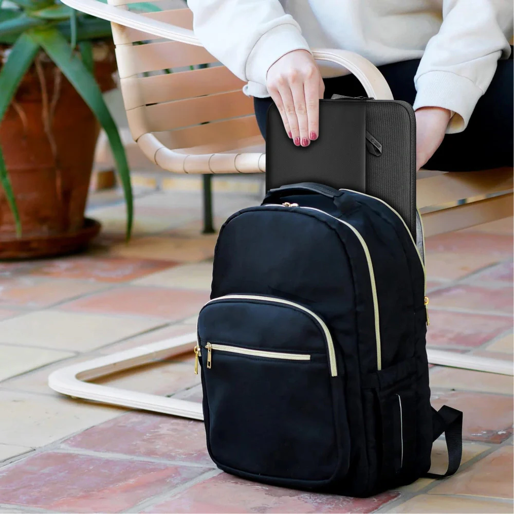 Universal Laptoptasche bis zu 13"-14", Tech-Protect Sleeve, Schwarz - Image 10