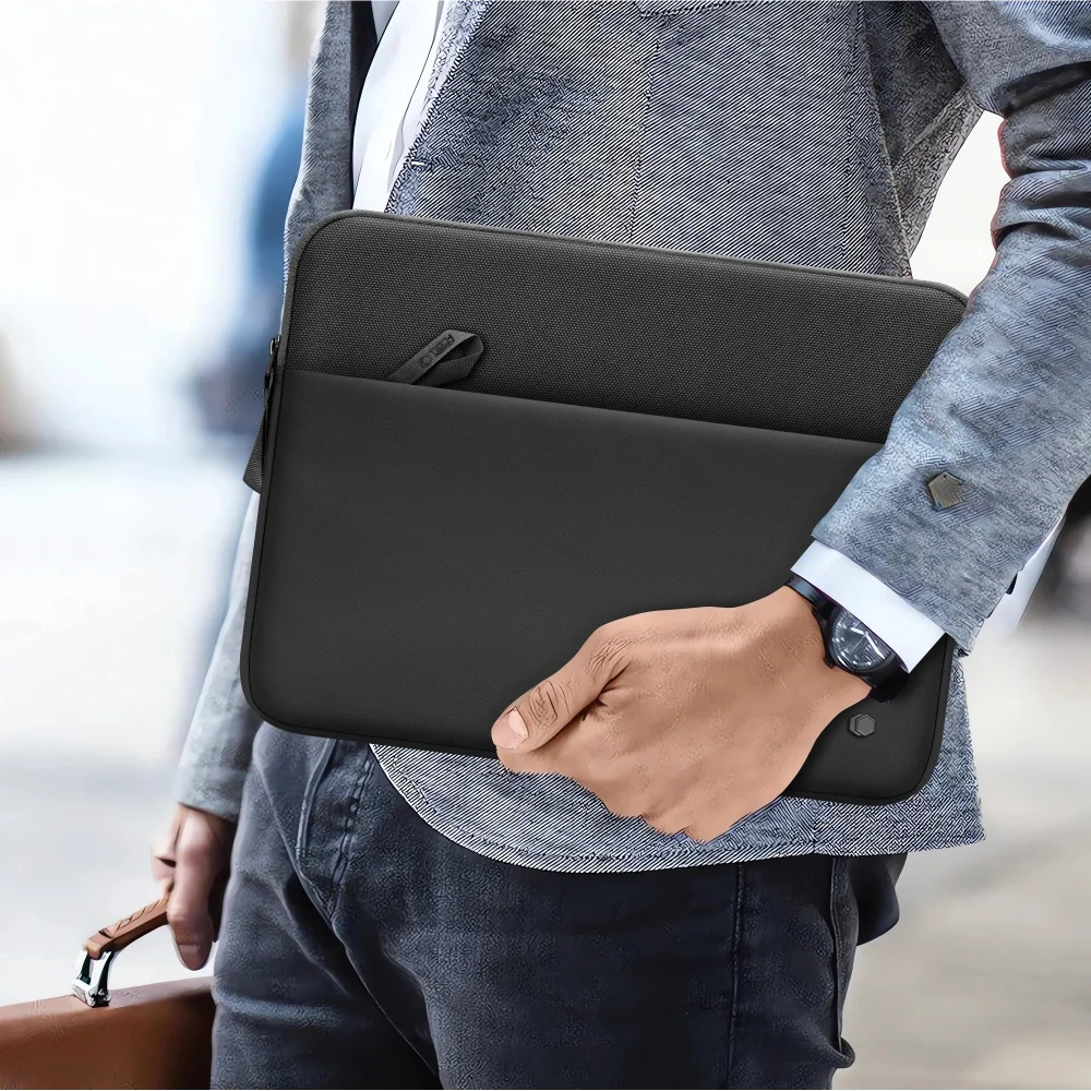 Universal Laptoptasche bis zu 13"-14", Tech-Protect Sleeve, Schwarz - Image 14