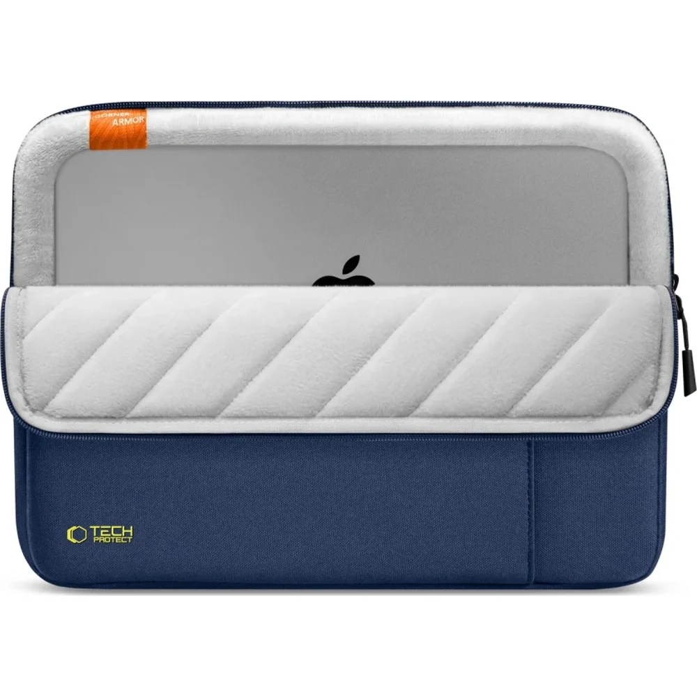 Universal Laptoptasche bis zu 15"-16", Tech-Protect Defender, Dunkelblau - Image 3
