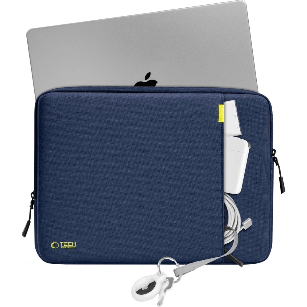 Universal Laptoptasche bis zu 15"-16", Tech-Protect Defender, Dunkelblau - Image 5