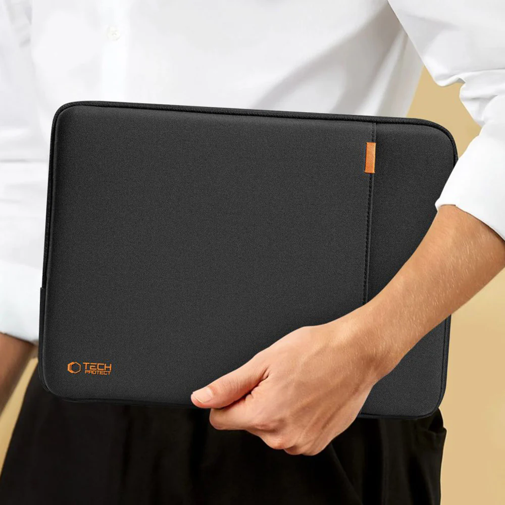 Universal Laptoptasche bis zu 15-16", Tech-Protect Defender, Schwarz - Image 12