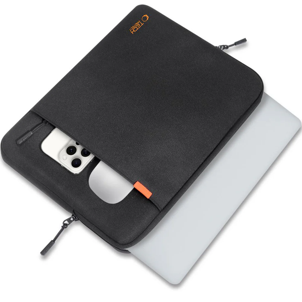 Universal Laptoptasche bis zu 15-16", Tech-Protect Defender, Schwarz - Image 5