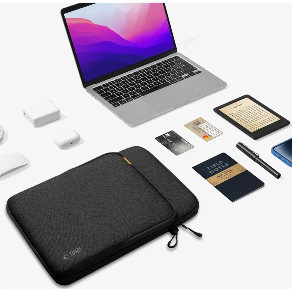 Universal Laptoptasche bis zu 15"-16", Tech-Protect Defender VR, Schwarz - Image 12