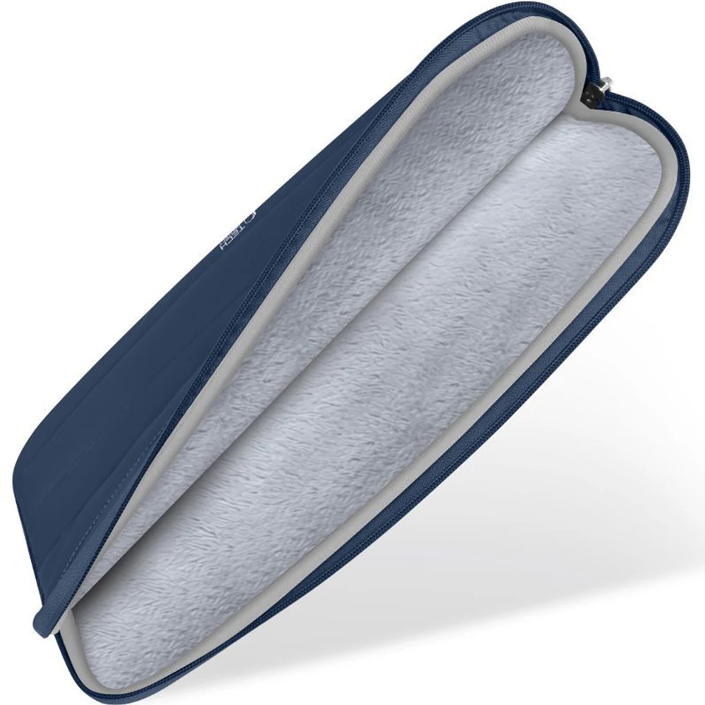 Universal Laptoptasche bis zu 15"-16", Tech-Protect Fluffy, Dunkelblau - Image 8