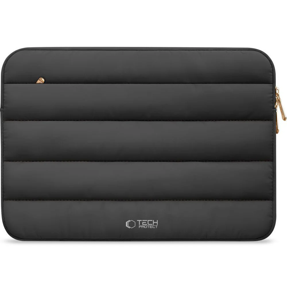 Universal Laptoptasche bis zu 15"-16", Tech-Protect Fluffy, Schwarz - Image 2