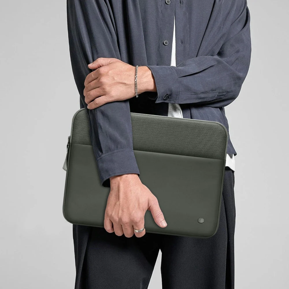 Universal Laptoptasche bis zu 15"-16", Tech-Protect Sleeve, Grün - Image 11