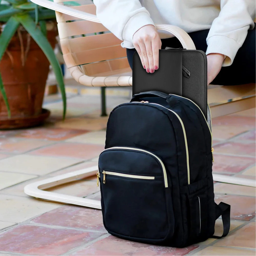 Universal Laptoptasche bis zu 15"-16", Tech-Protect Sleeve, Schwarz - Image 10