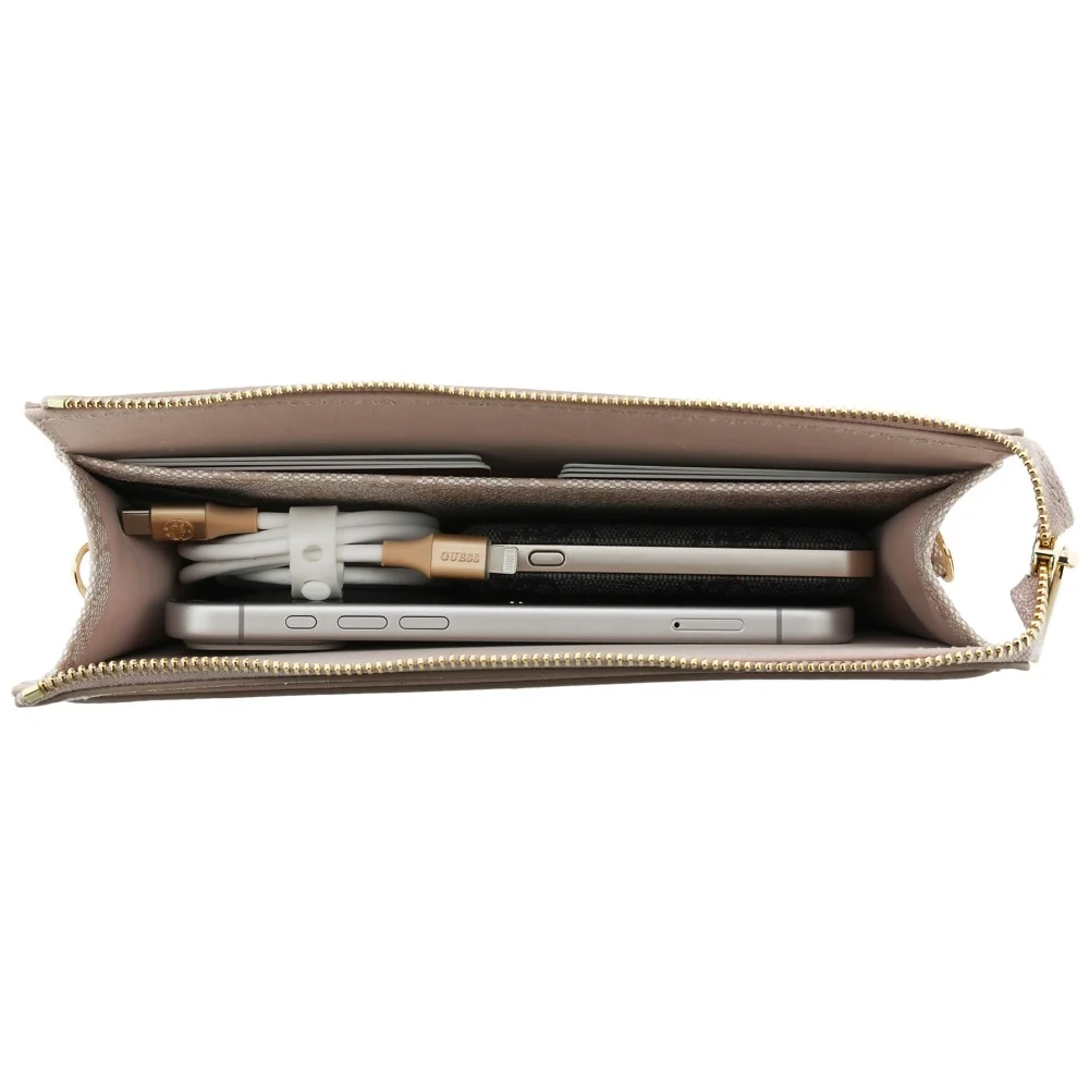 Universaltasche / Schuber 21 x 13,5 x 3,5 cm, Guess Phone Pouch, Rosa - Image 6