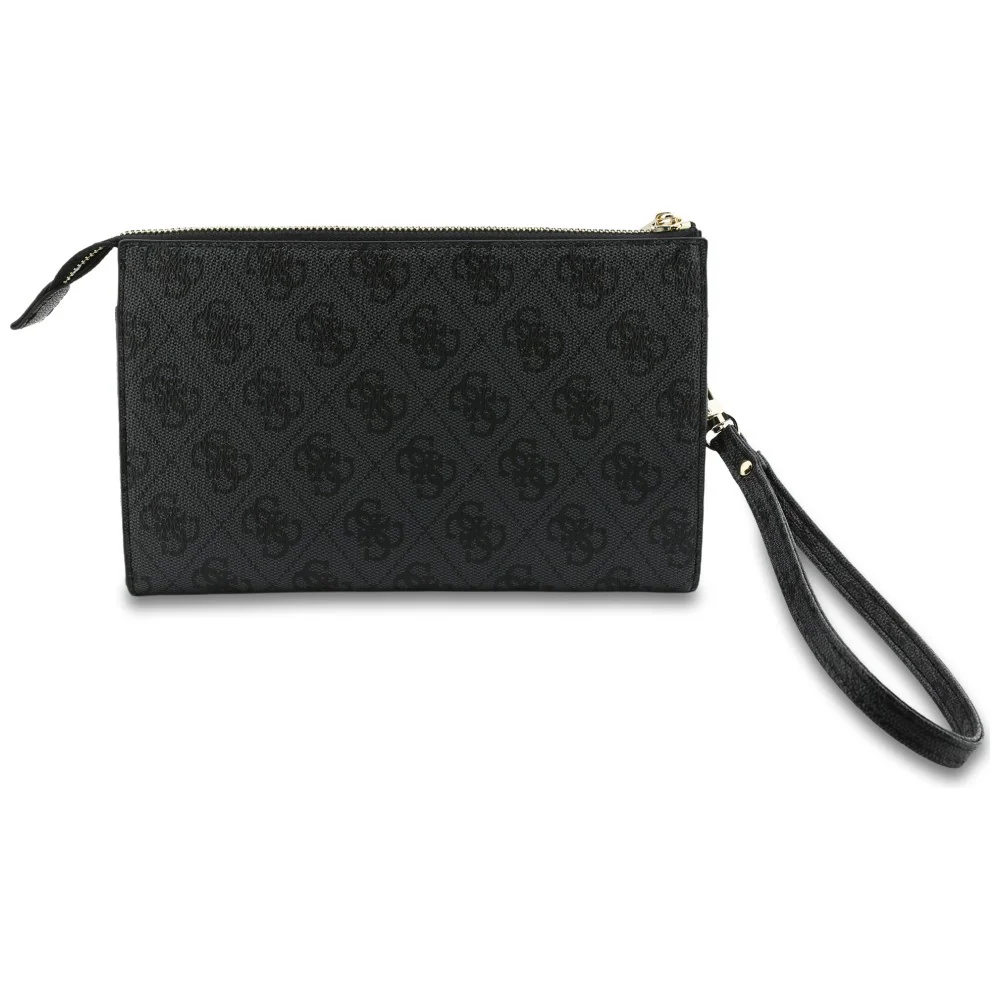 Universaltasche / Schuber 21 x 13,5 x 3,5 cm, Guess Phone Pouch, Schwarz - Image 4