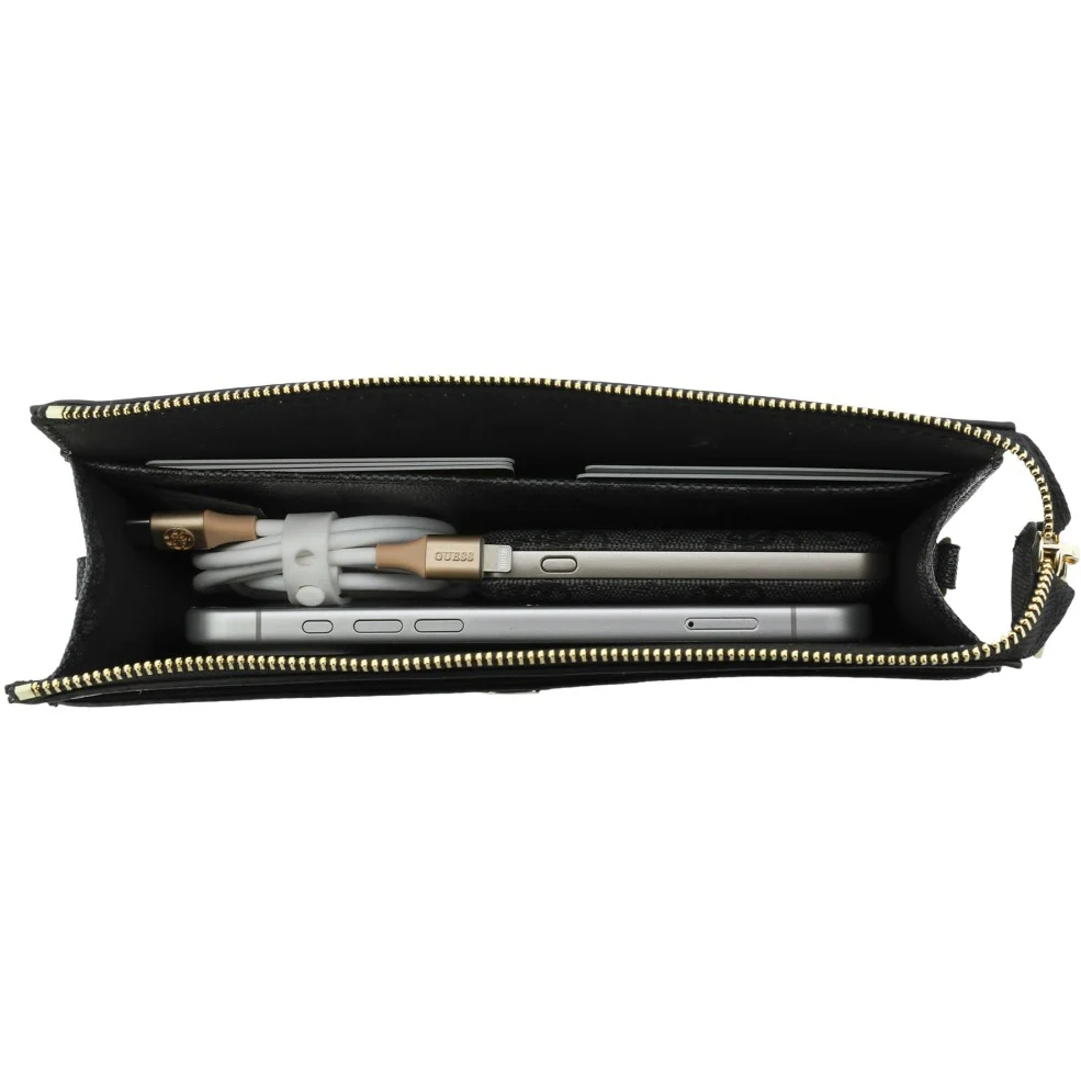 Universaltasche / Schuber 21 x 13,5 x 3,5 cm, Guess Phone Pouch, Schwarz - Image 6
