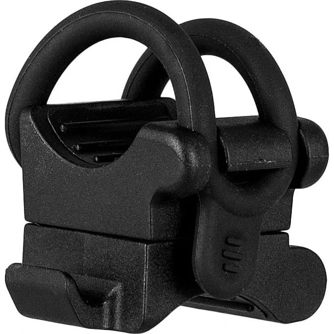 Universelle Fahrradhalterung für Taschenlampe am Lenker, Vayox VA0076, Schwarz