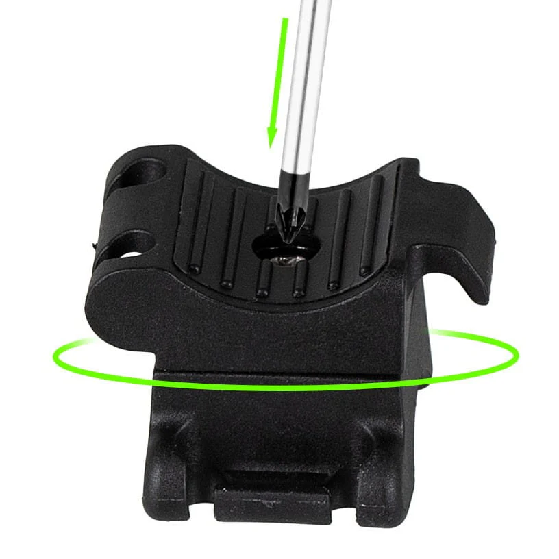 Universelle Fahrradhalterung für Taschenlampe am Lenker, Vayox VA0076, Schwarz - Image 7