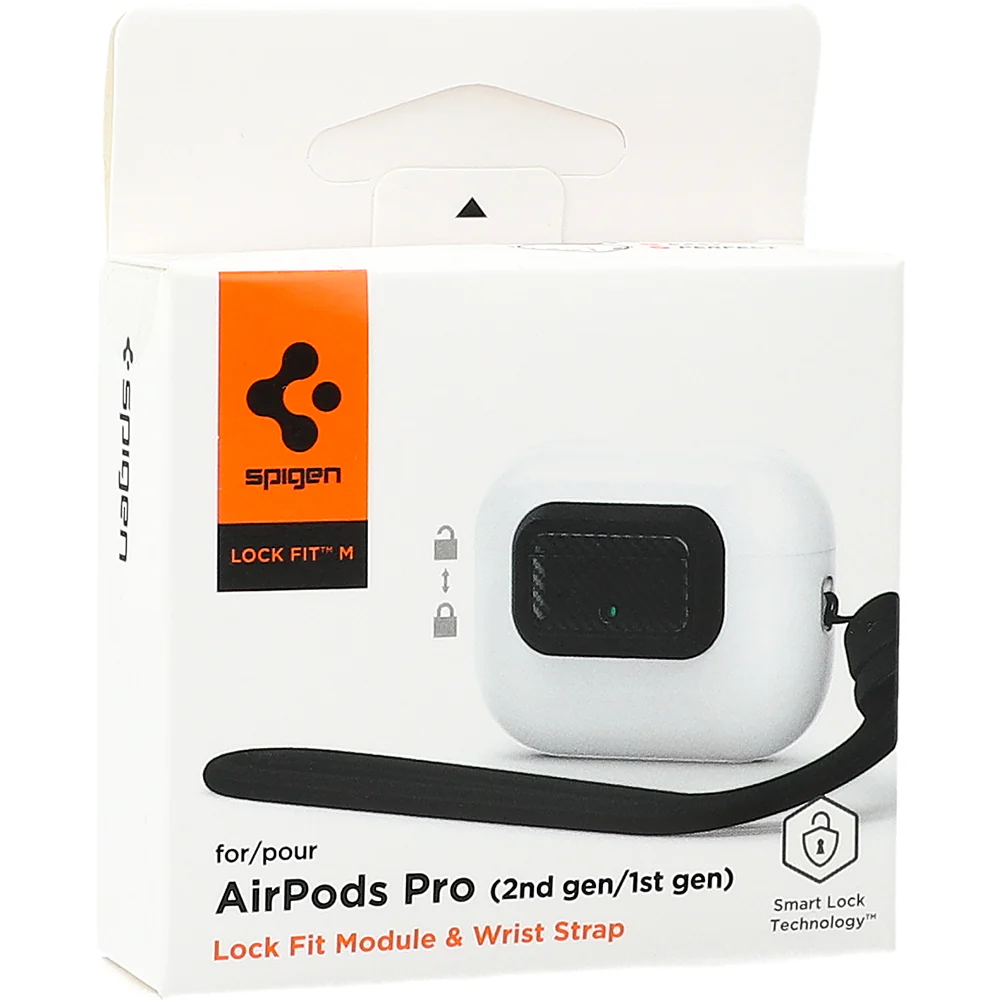 Verschluss für Hülle Spigen Lock Fit M für AirPods Pro 2 / 1, Karbon-Muster - Image 10