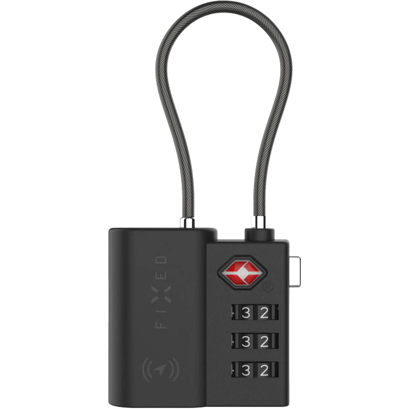 Vorhängeschloss mit GPS Tracker Fixed Tag Lock für Find My, Bluetooth 5.2, Schwarz - Image 2