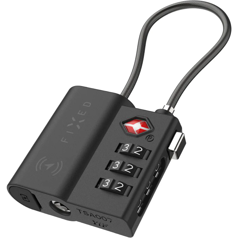 Vorhängeschloss mit GPS Tracker Fixed Tag Lock für Find My, Bluetooth 5.2, Schwarz - Image 3