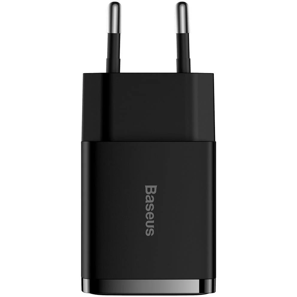 Wandladegerät Baseus Compact 2x USB-A 10,5 W, Schwarz - Image 4