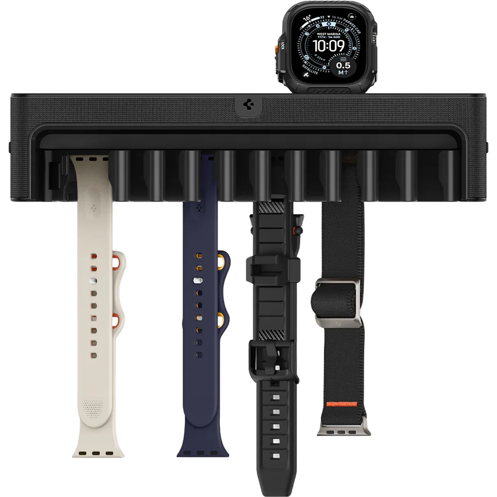 Wandorganizer für Uhrenarmbänder und Smartwatch-Armbänder, Spigen Band Organizer S341, Schwarz - Image 23