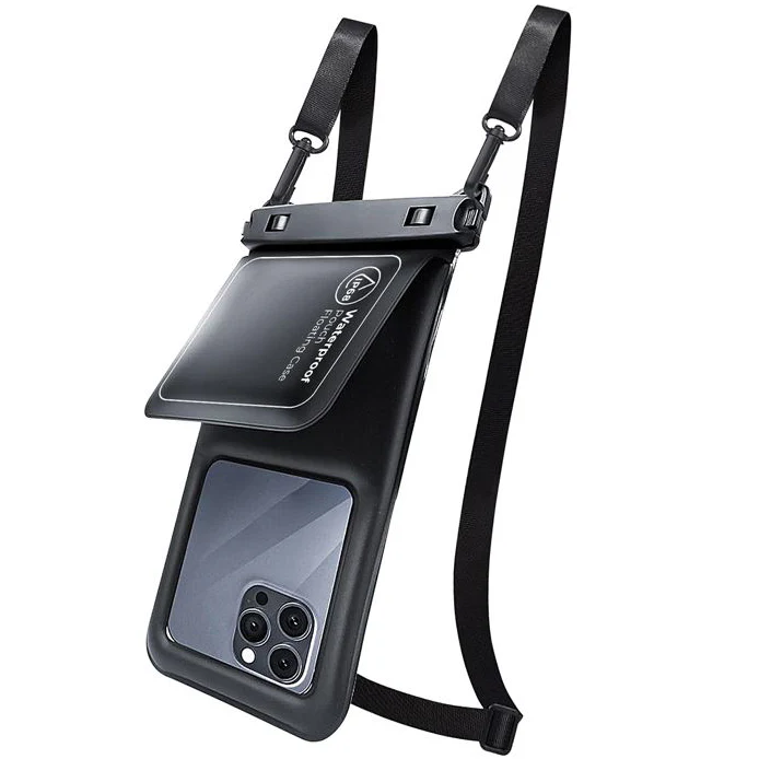 Wasserdichte Hülle Mobile Origin IP68 Waterproof Floating Case für Smartphones bis max. 6,8", Schwarz - Image 2