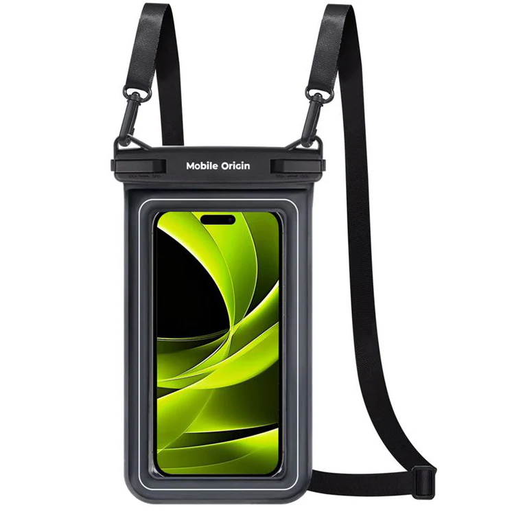 Wasserdichte Hülle Mobile Origin IP68 Waterproof Floating Case für Smartphones bis max. 6,8", Schwarz - Image 3