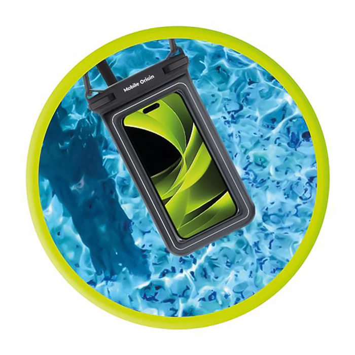 Wasserdichte Hülle Mobile Origin IP68 Waterproof Floating Case für Smartphones bis max. 6,8", Schwarz - Image 7