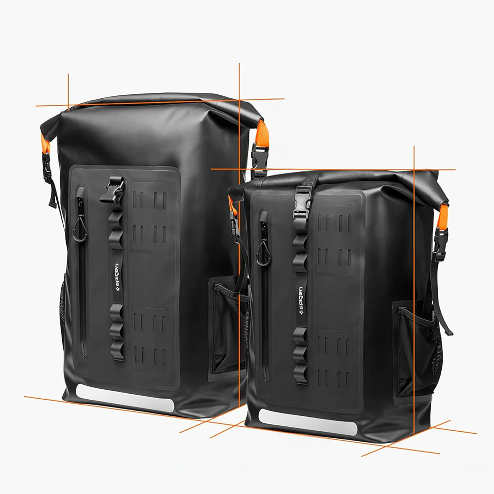 Wasserdichter Laptop-Rucksack bis 16" Spigen Aqua Shield WaterProof, 35L, Schwarz - Image 2