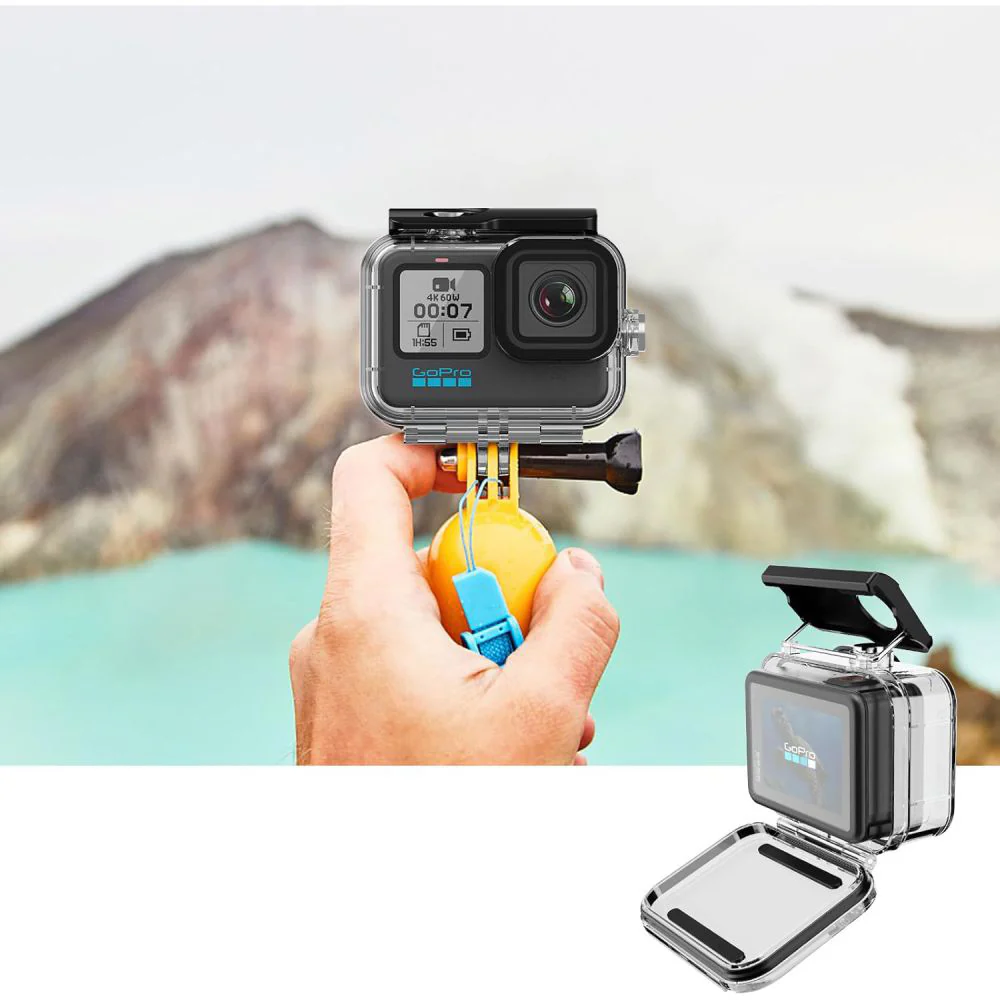 Wasserdichtes Gehäuse für GoPro Hero 9 / 10 / 11 / 12 / 13, Tech-Protect GA200 Waterproof Case, Transparent - Image 4